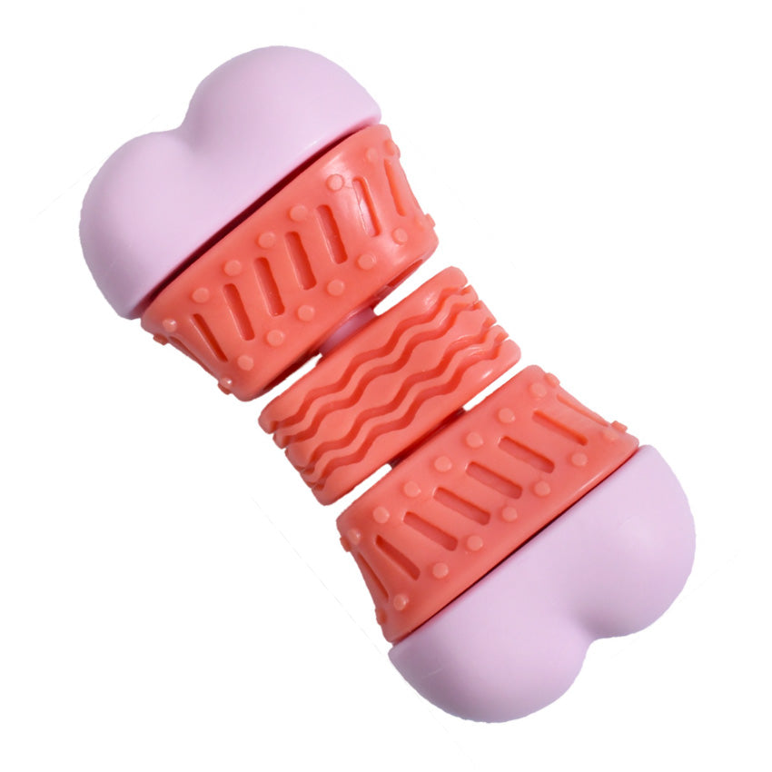 croci-dog-toys-jeu-durable-chien-friandise-bleu-dentaire image 2
