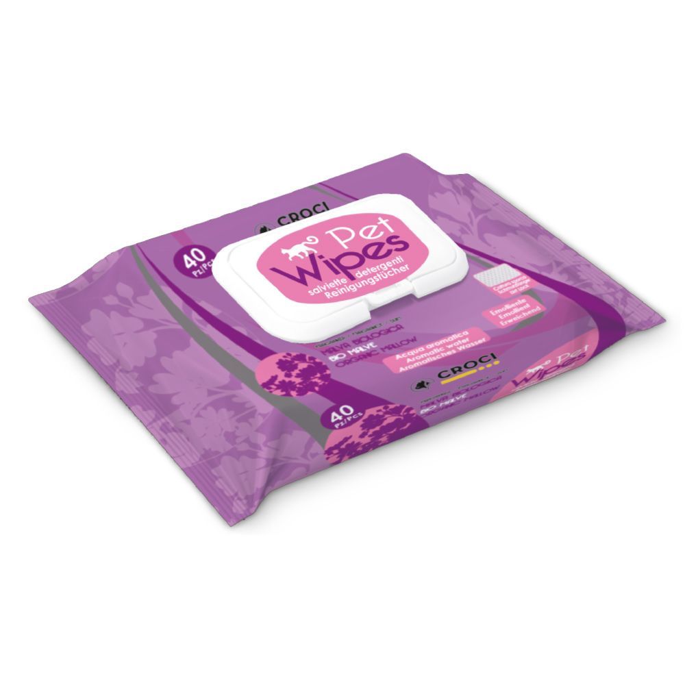 croci-pet-wipes-lingettes-chat-mauve-bio-40-pcs image 3