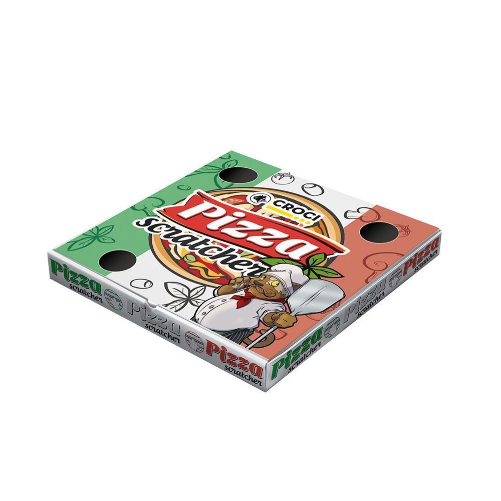 croci-love-pizza-griffoir-carton-pizza-r-versible-herbe-chat image 1