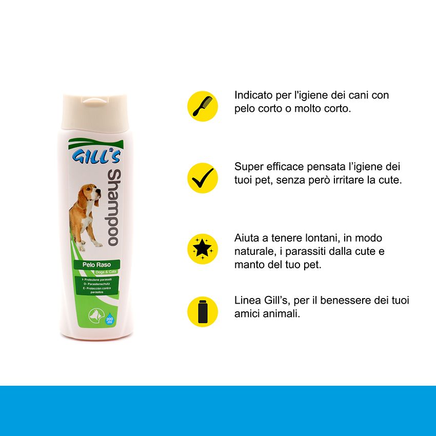 croci-gill-s-pelo-raso-shampoing-chien-poil-court-200-ml image 2