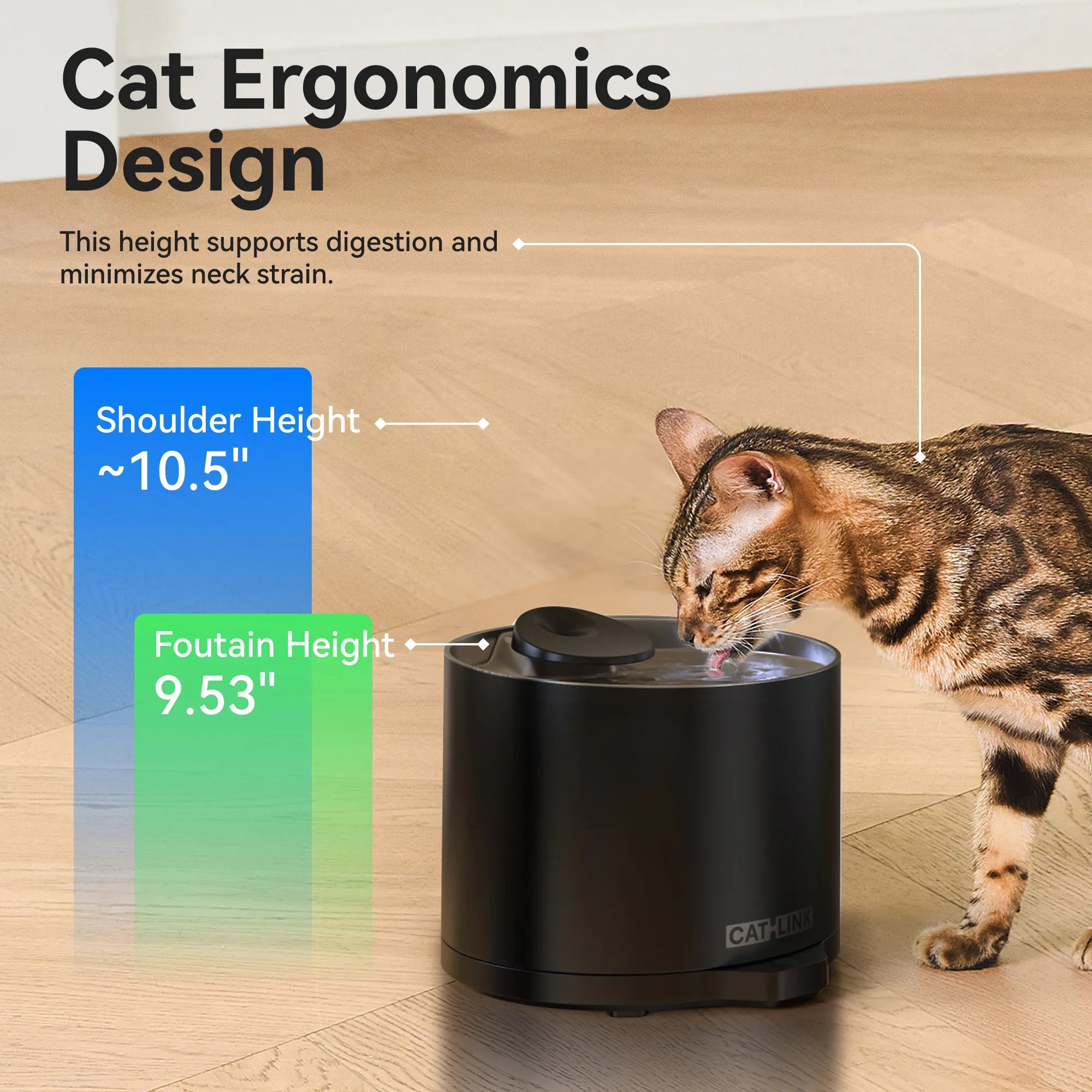 catlink-water-fountain-pure-2-lite-fontaine-chat-2600-ml-silencieuse image 7