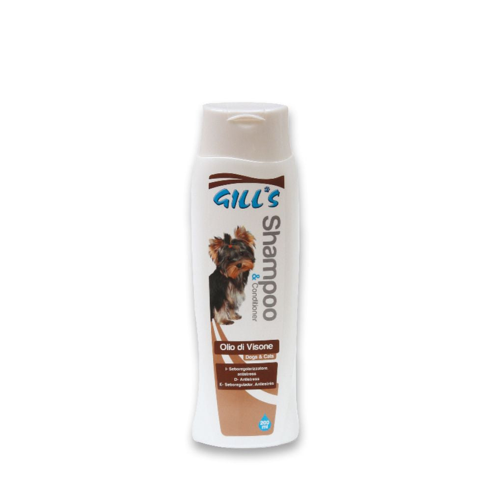 gill-s-mink-oil-shampoing-chien-chat-huile-de-vison-2-en-1 image 1