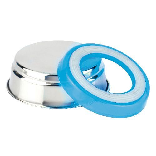 croci-fluo-gamelle-inox-chien-chat-470-ml-bleue image 5