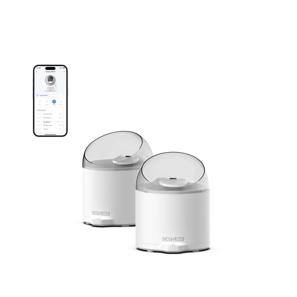 catlink-pure-2-fontaine-eau-chat-pompe-sans-fil-double image 1