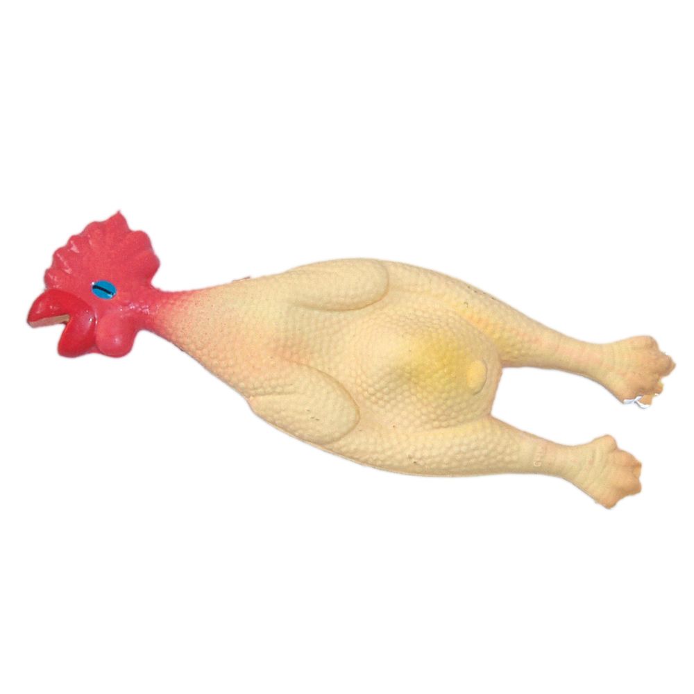 croci-poulet-latex-sonore-jouet-chien-souple image 1