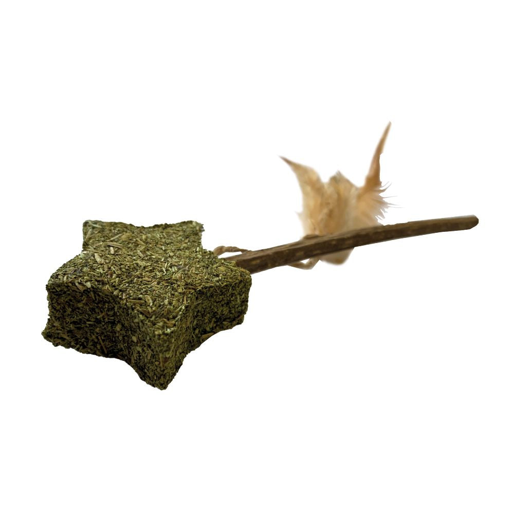 croci-euphoria-stick-stella-jouet-chat-matatabi-12-cm image 2