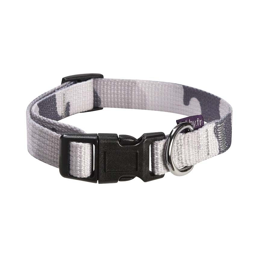 croci-bobby-camouflage-collier-chien-nylon-gris-25-40-cm image 4