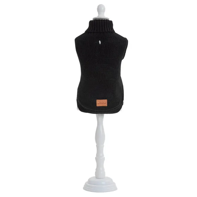 croci-stockholm-pull-pour-chien-noir-chaud-hiver image 1