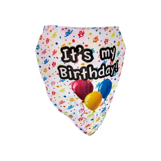 croci-pet-s-party-bandana-chien-anniversaire-s-m-38-cm-polyester image 1