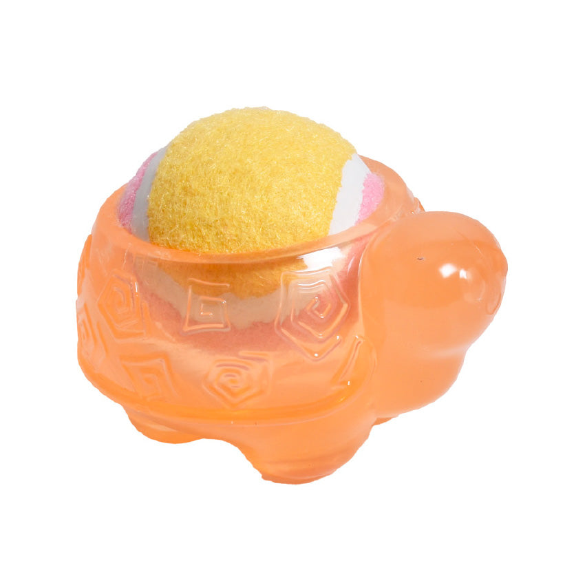 croci-jouet-chien-tpr-balle-tennis-rempla-able-rose image 3