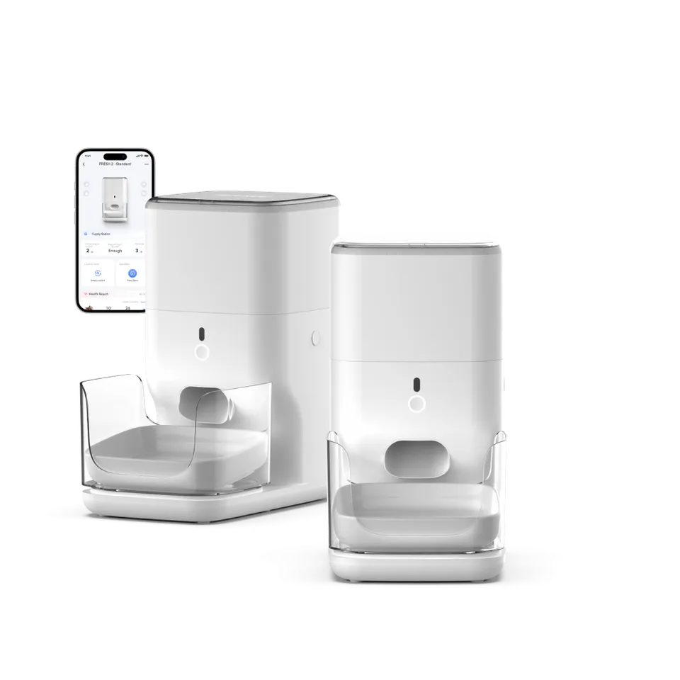 catlink-fresh-2-rfid-distributeur-croquettes-double-4l image 1