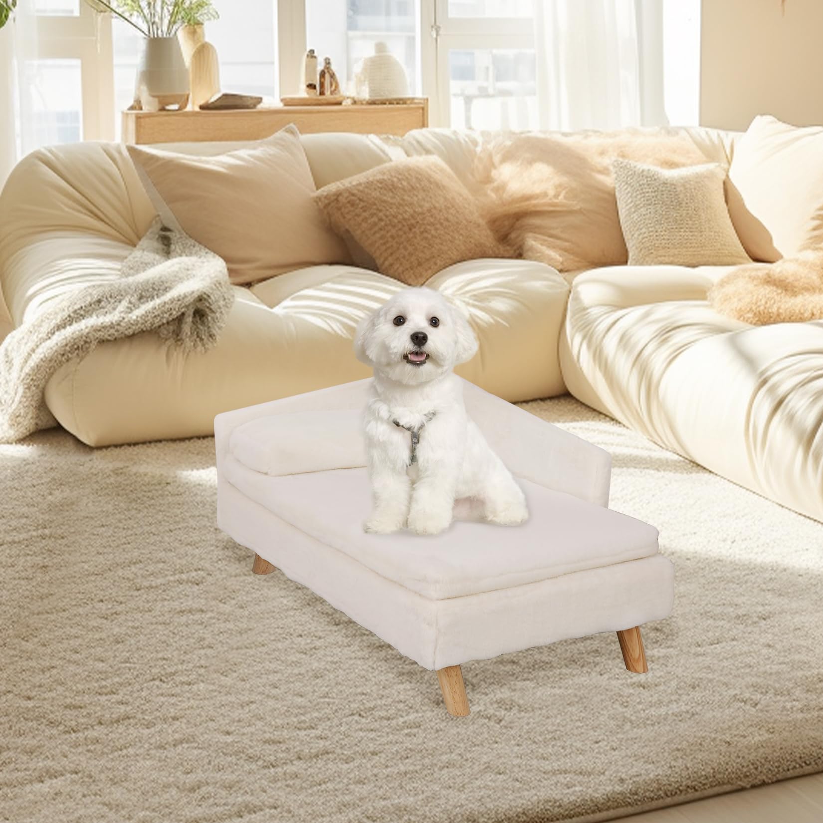 bingopaw-pet-sofa-canap-chien-sur-lev-70-5cm-gris image 5