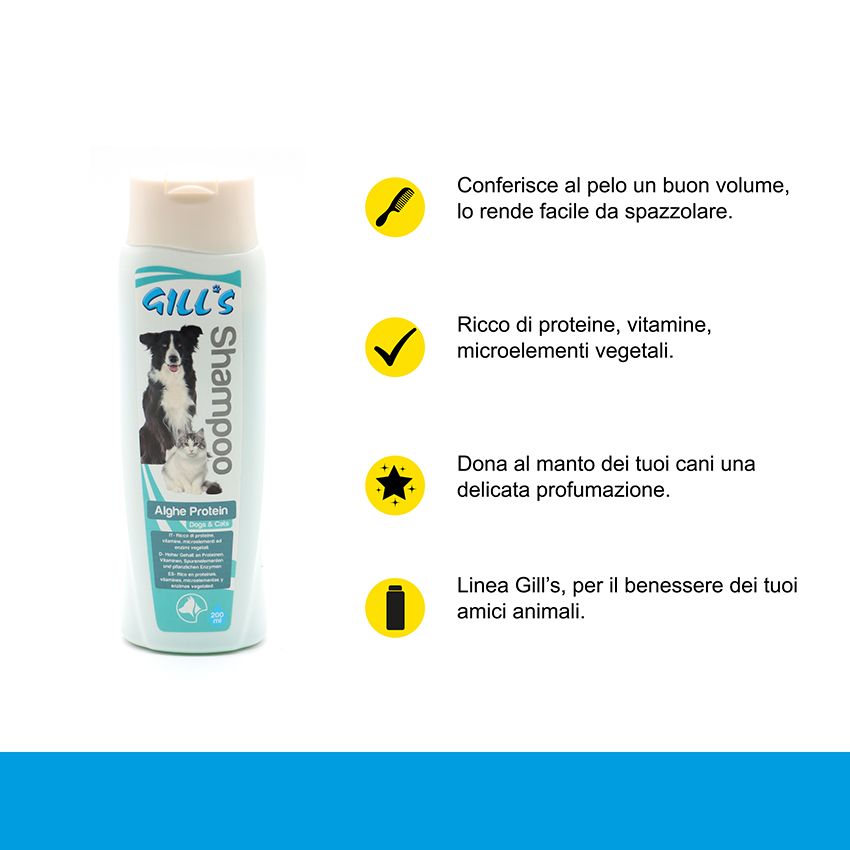 croci-gill-s-shampoing-chien-prot-ines-algues-200-ml image 2