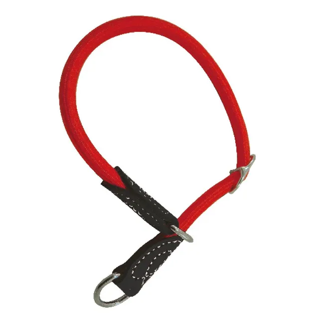 croci-tubular-collier-chien-corde-noir-12x500-mm image 1