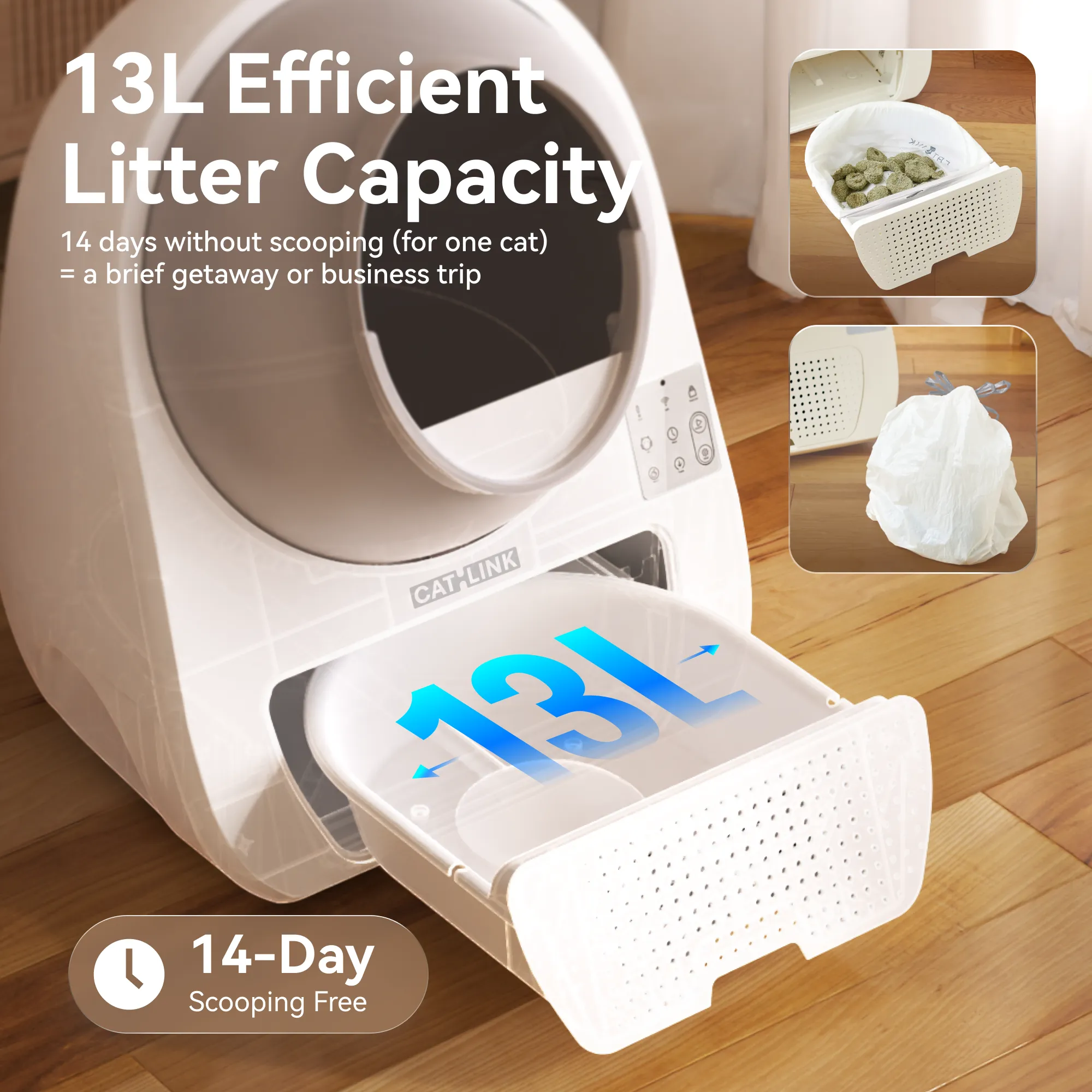 catlink-scooper-luxury-pro-x-liti-re-automatique-anti-odeurs-blanche image 4