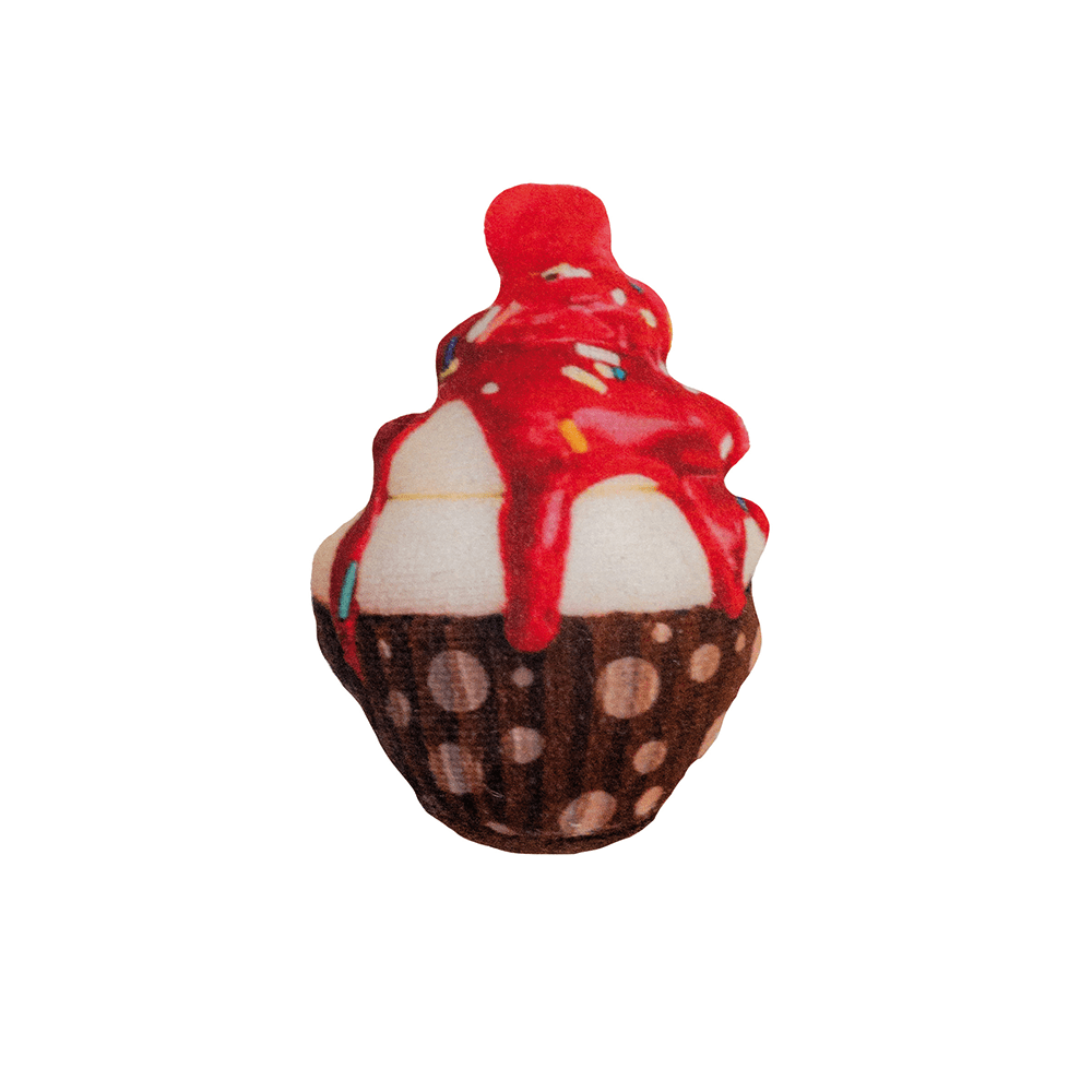croci-bakery-street-jouet-chat-cupcake-herbe-aux-chats-rouge image 2