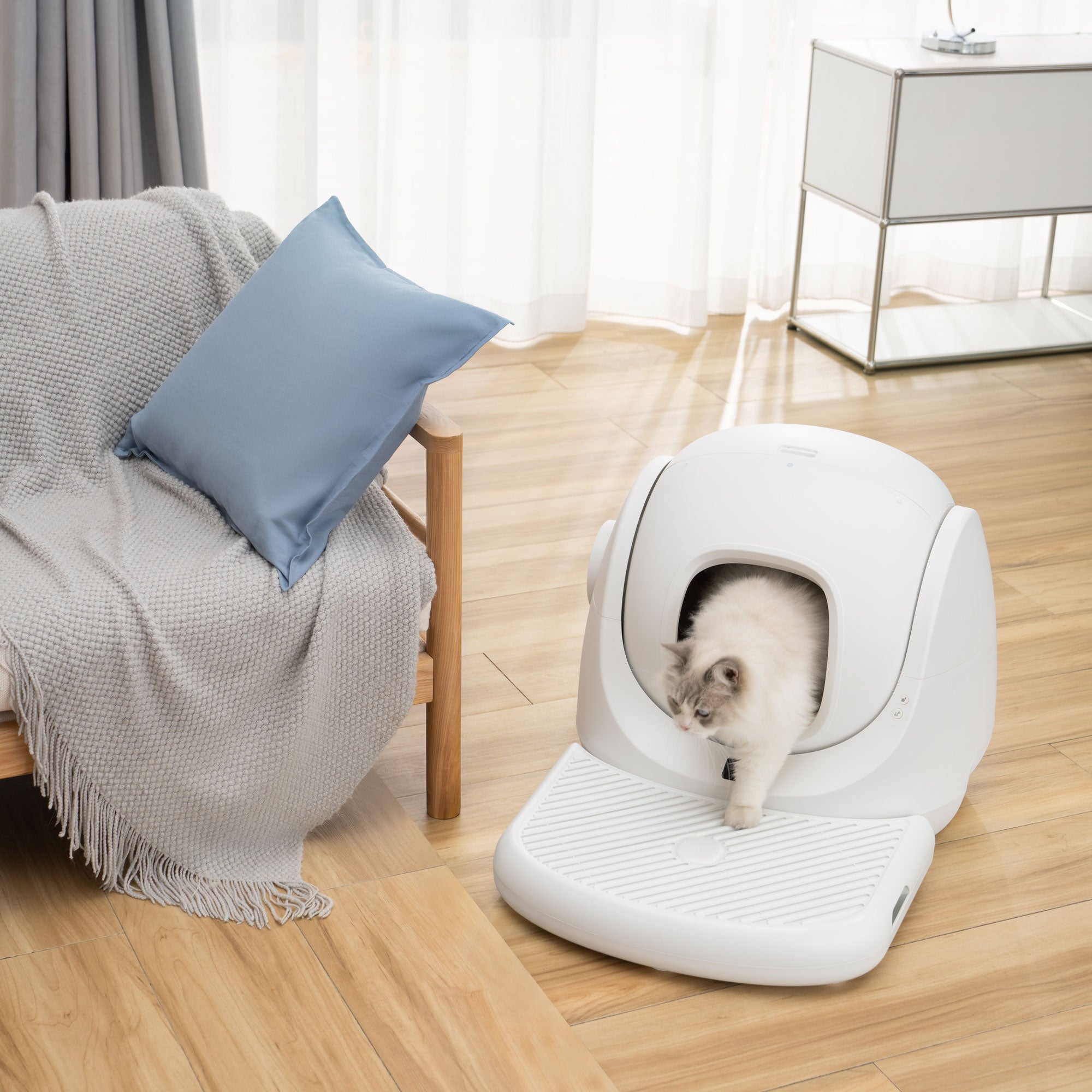 catlink-self-cleaning-liti-re-chat-scooper-se-ramp-set image 2