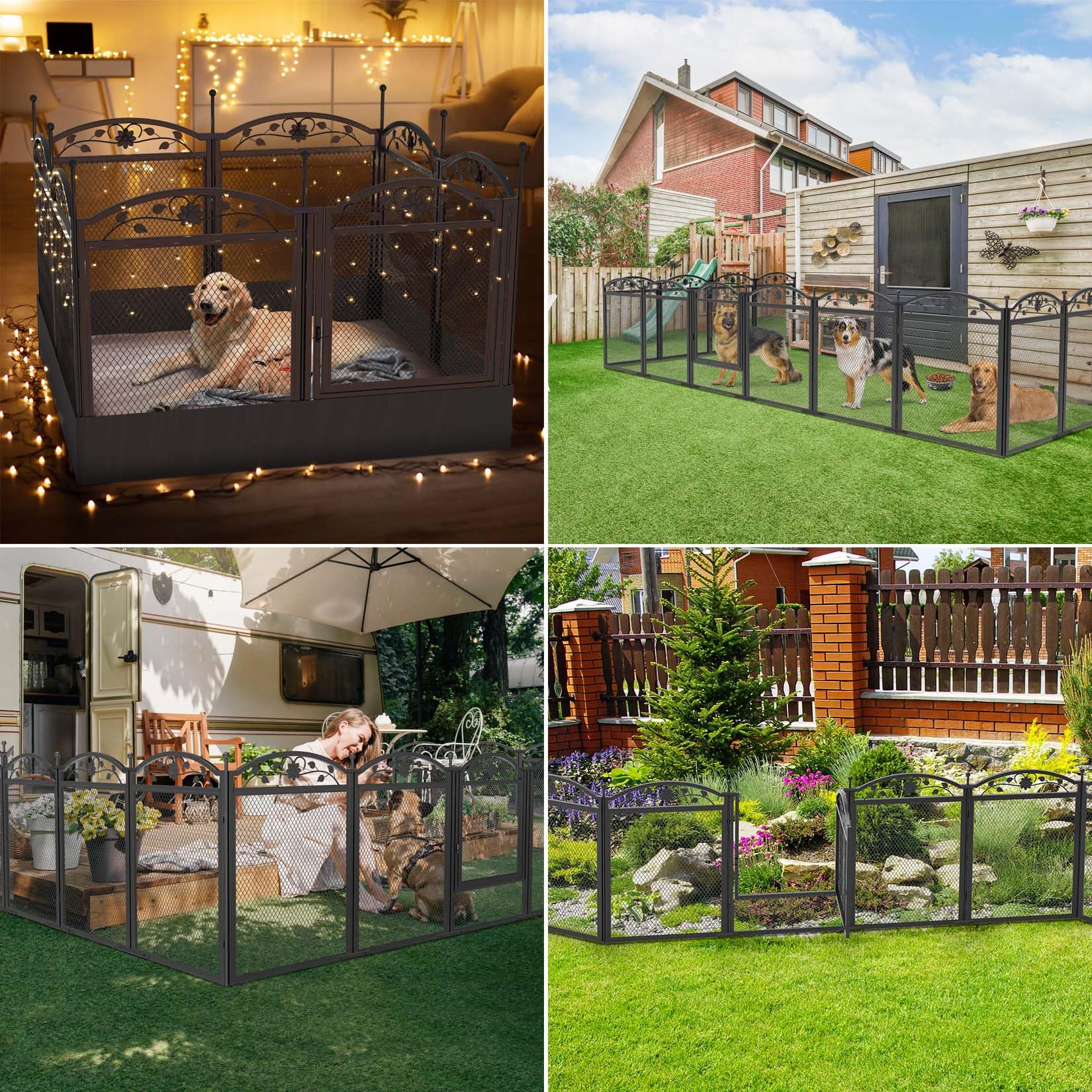 bingopaw-playpen-fence-parc-chien-xxl-126x126x80cm-pliable image 8