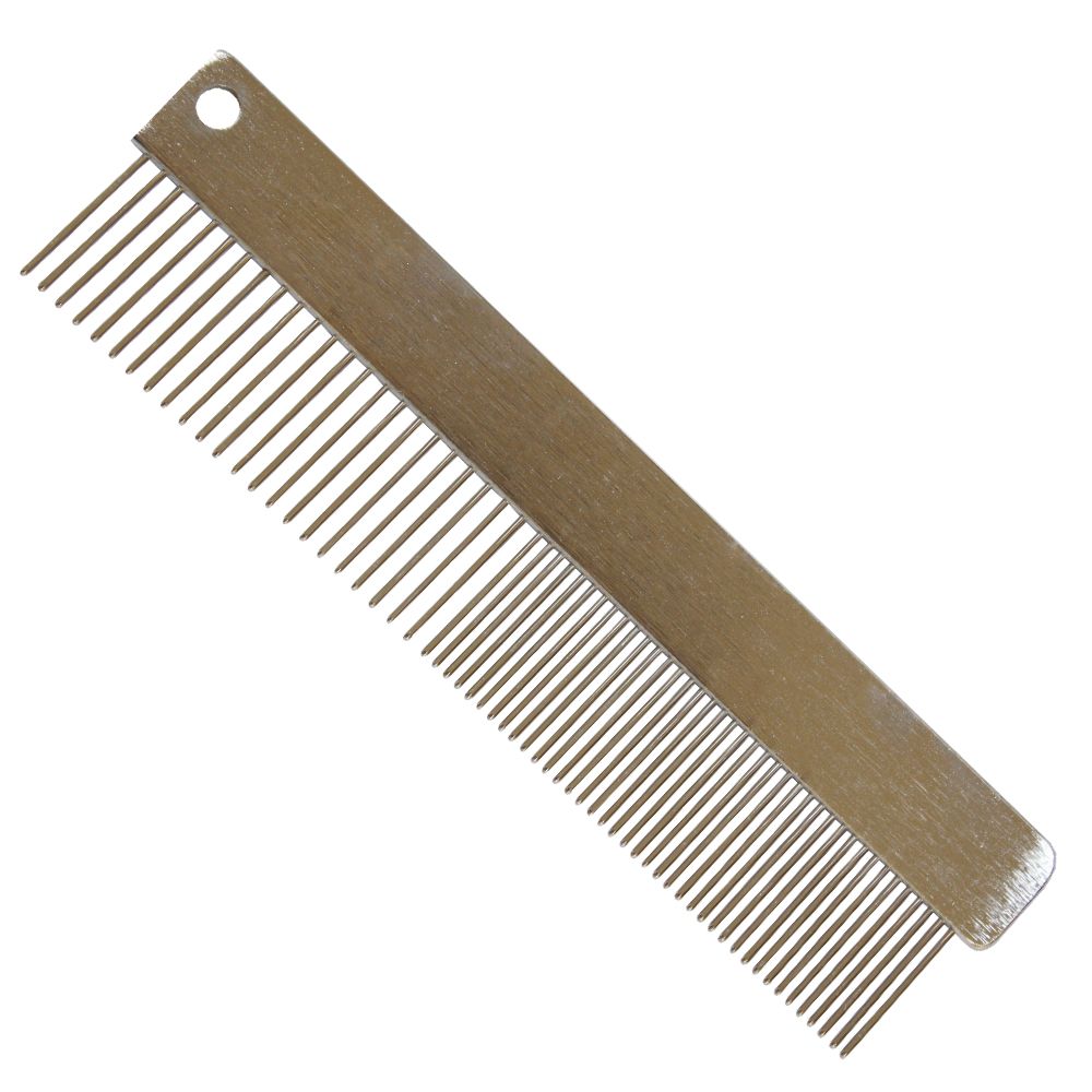 croci-vanity-peigne-lin-aire-acier-chien-15-7-cm-dents-fines image 1