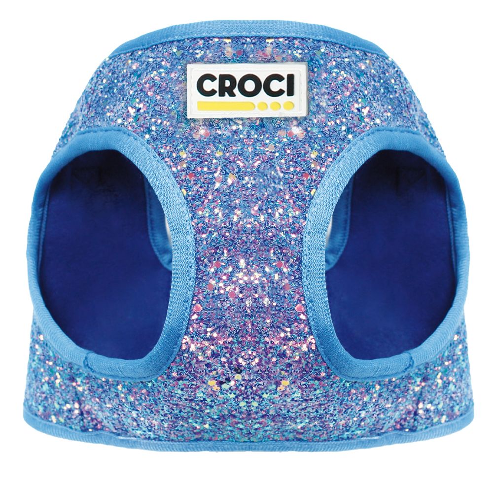 croci-sparkling-candy-harnais-chien-bleu-42-55-cm image 6