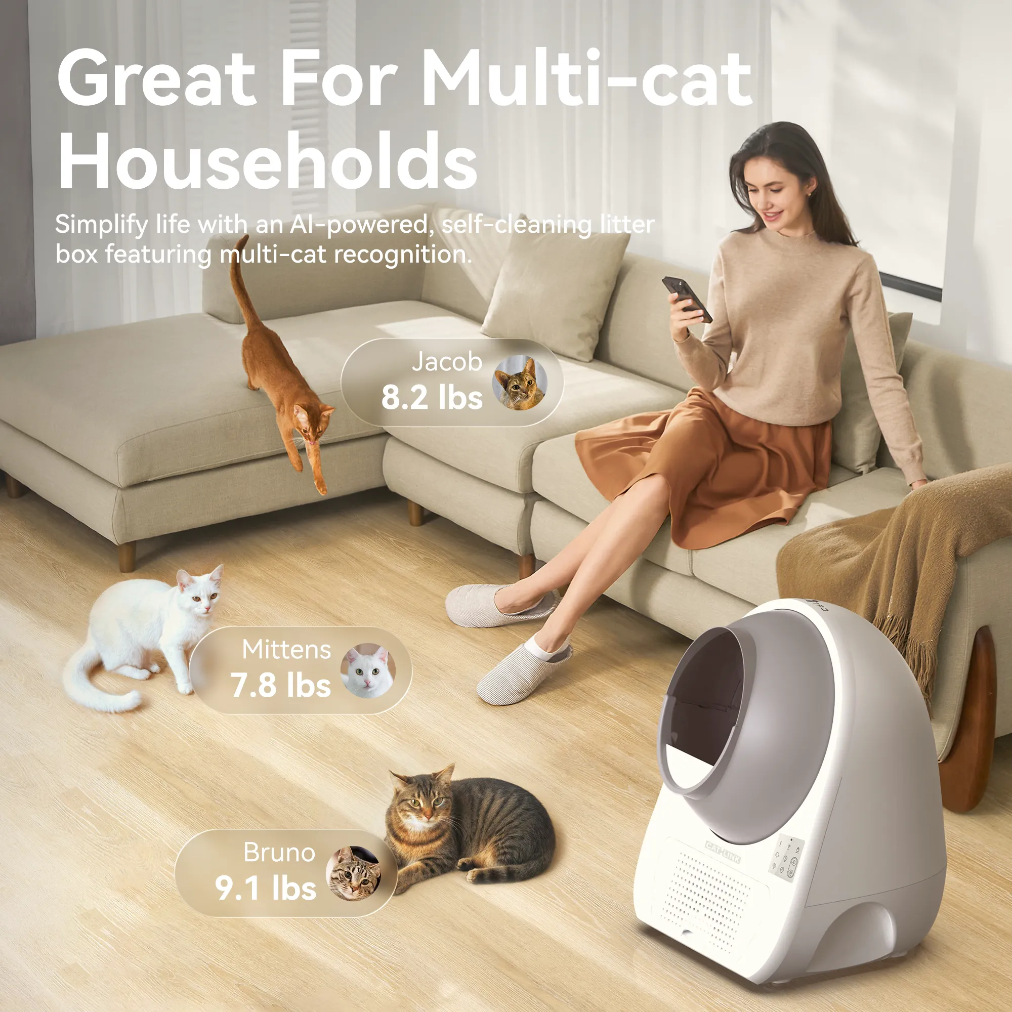 catlink-scooper-luxury-pro-x-liti-re-automatique-anti-odeurs-blanche image 8