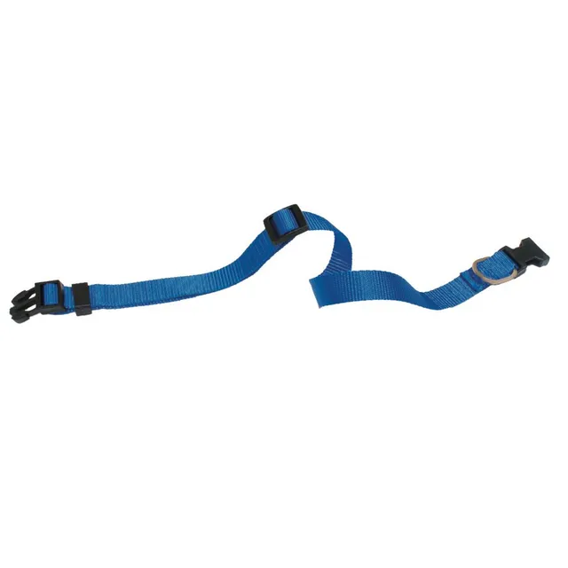croci-collier-nylon-r-glable-chien-bleu-1x21-28-cm image 1