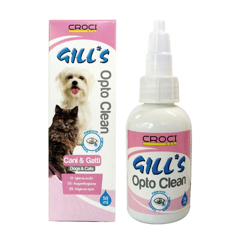 croci-gill-s-opto-clean-nettoyant-yeux-chien-chat-50-ml image 1