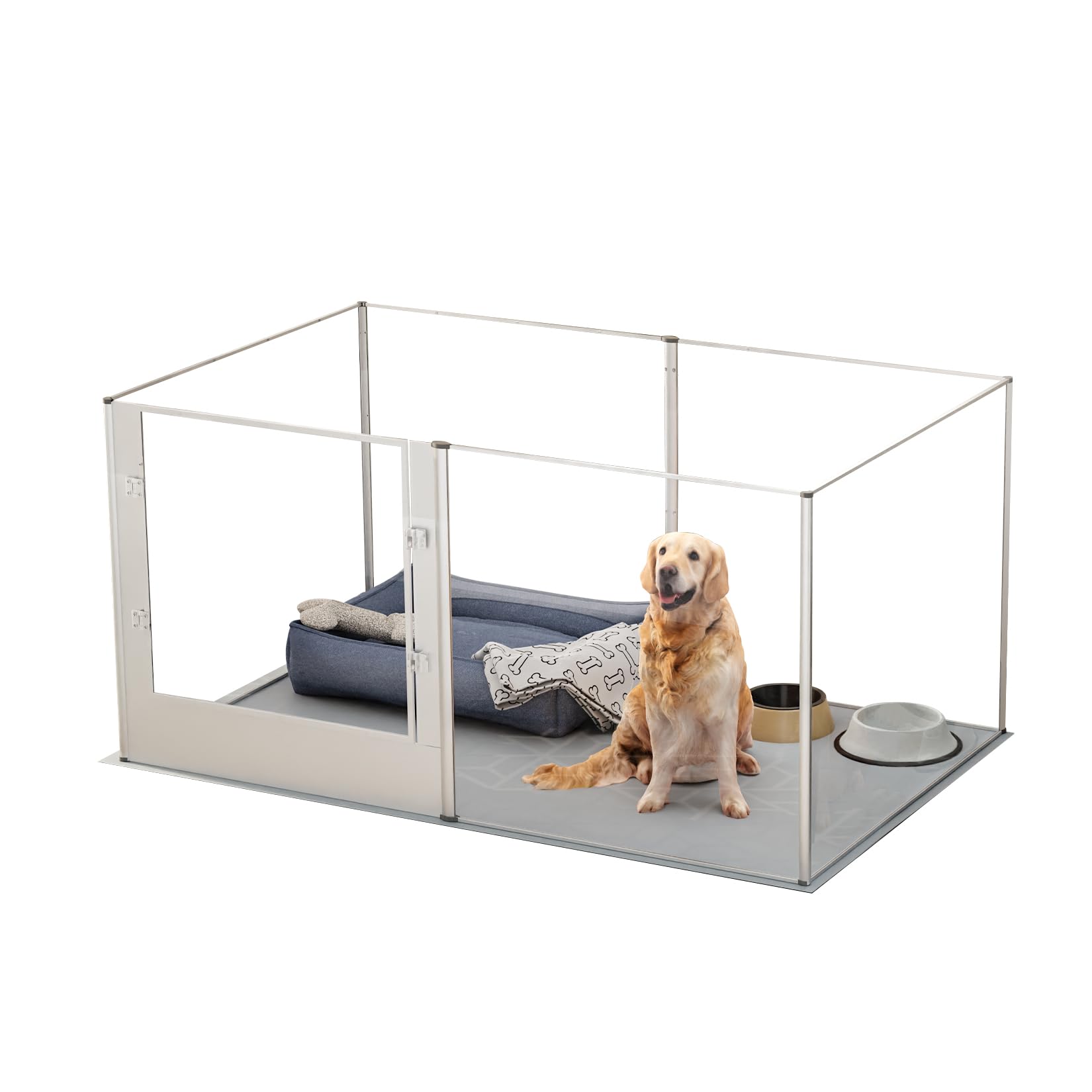 bingopaw-playpen-parc-chien-acrylique-163x102-5x80cm image 1