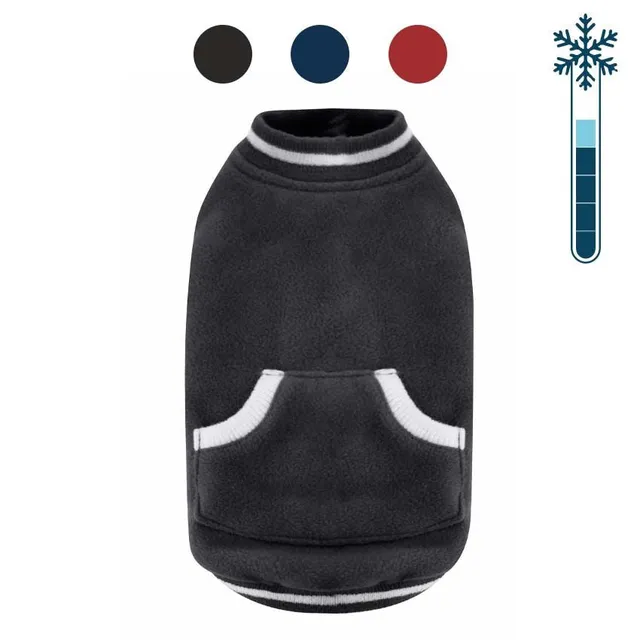 croci-cervinia-manteau-polaire-chien-rouge-30-cm image 1
