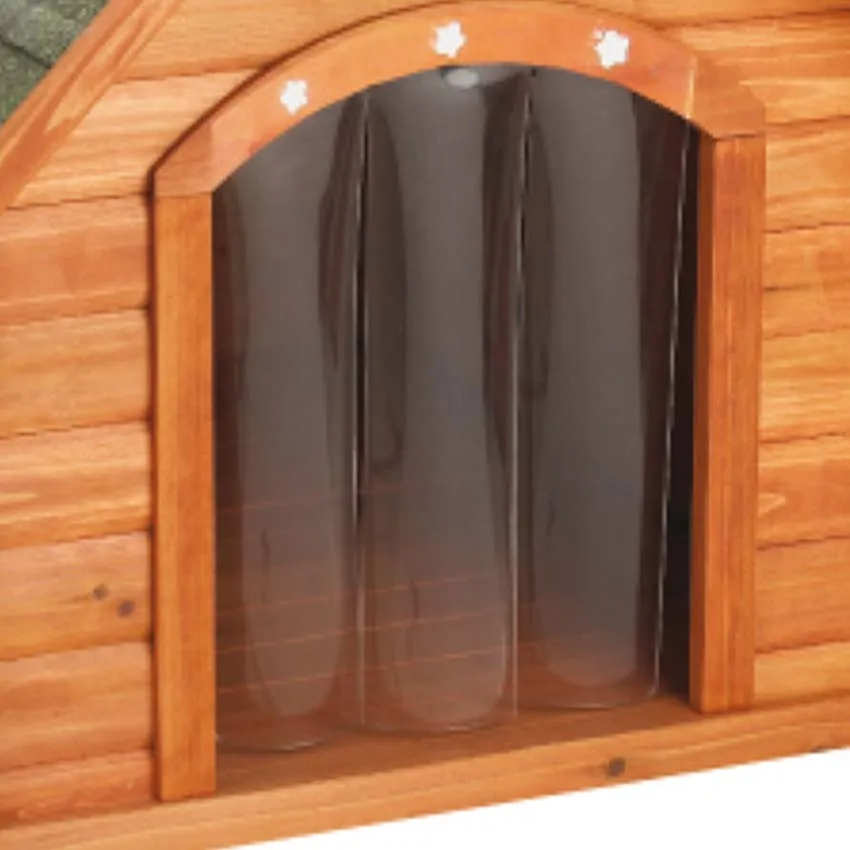 croci-chalet-porte-niche-chien-plastique-taille-l image 1