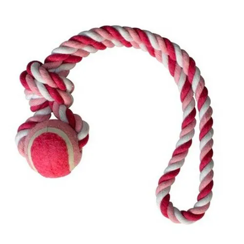 croci-cottonwood-single-knot-jouet-corde-chien-balle image 1