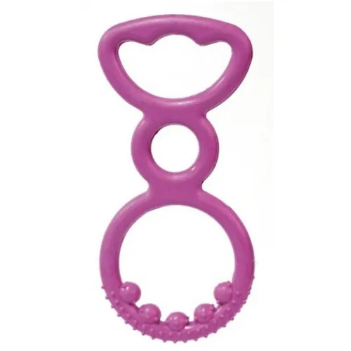 croci-dog-toys-jouet-pour-chien-caoutchouc-fuchsia-19-cm image 1
