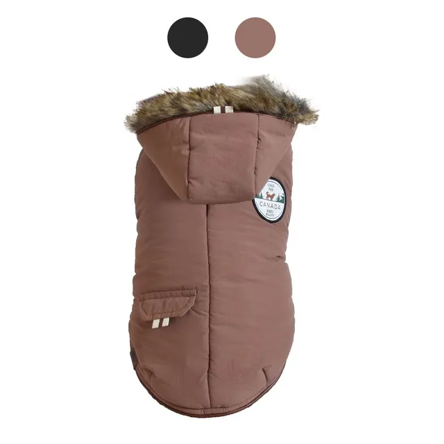 croci-bobby-canada-manteau-chien-beige-30-cm-hiver image 1