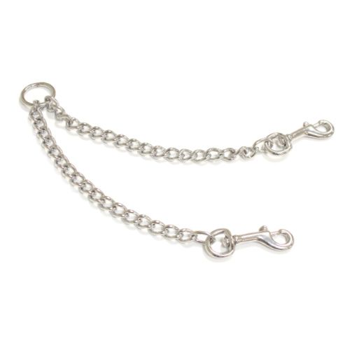 croci-laisse-double-cha-ne-chien-acier-45x2-5-cm image 1