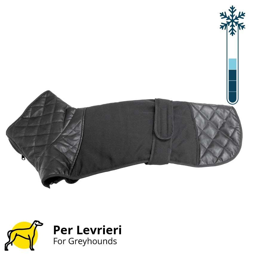croci-greyhound-manteau-l-vrier-gris-60-cm-hiver image 2