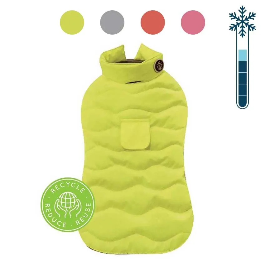 croci-eco-leaves-manteau-chien-gris-40-cm image 1