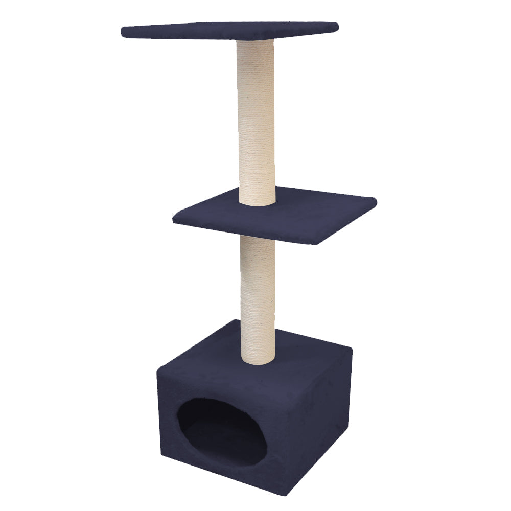 croci-monaco-arbre-chat-beige-35x35x103-cm-avec-griffoir image 3