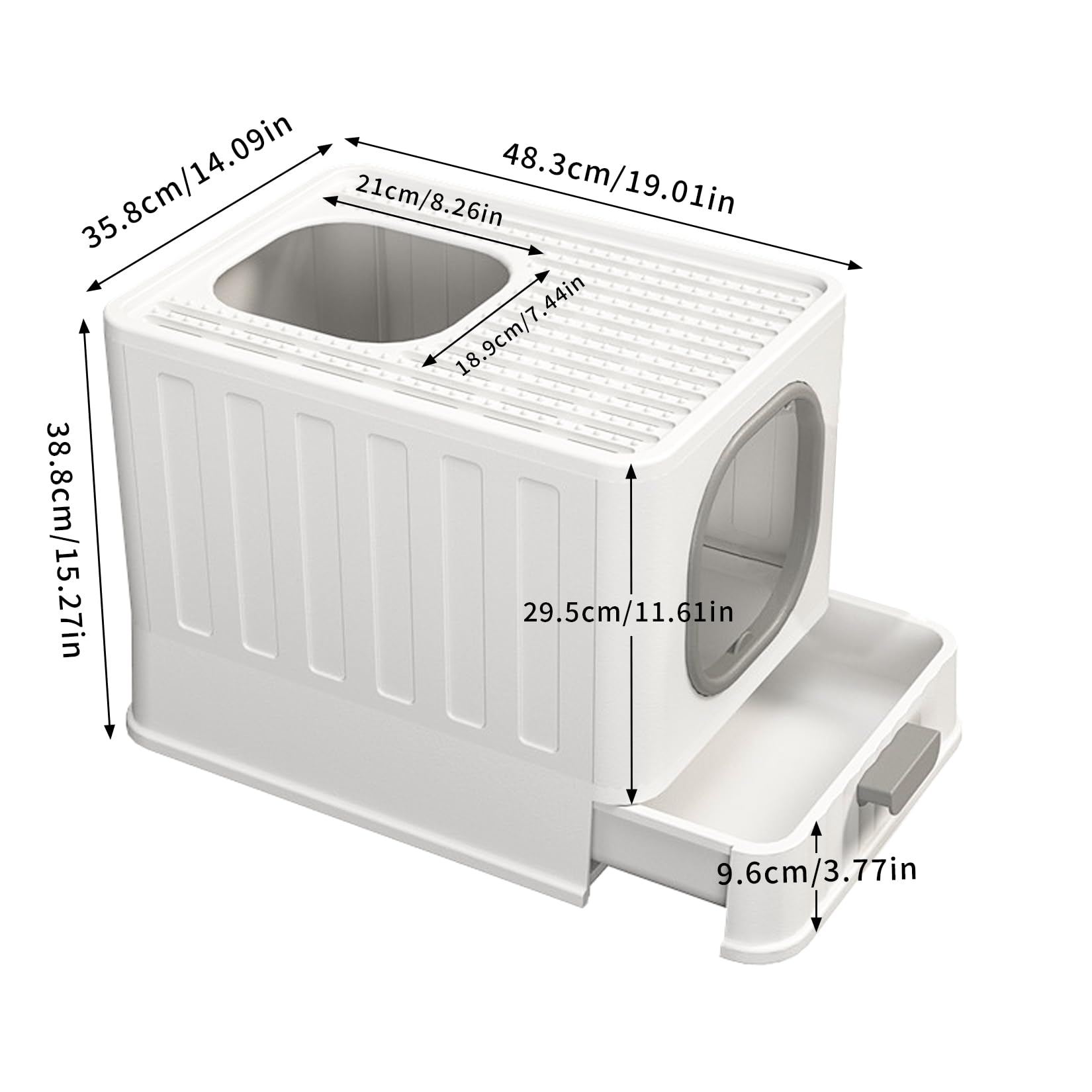 bingopaw-bac-liti-re-chat-ferm-xxl-anti-odeur-48-cm image 1