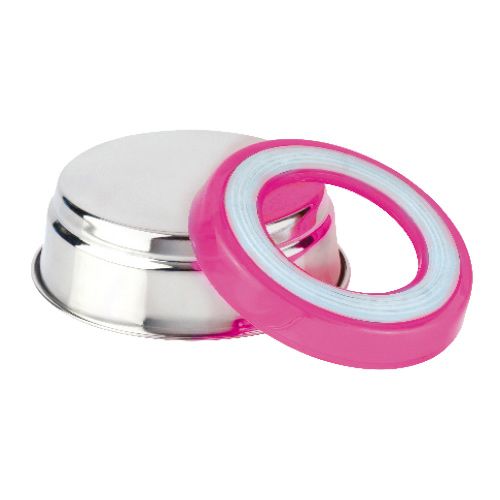 croci-fluo-gamelle-inox-chien-chat-470-ml-bleue image 2