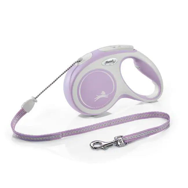 flexi-new-comfort-laisse-enrouleur-chien-corde-5-m-bleue image 2