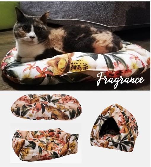 croci-exotic-coussin-ovale-chien-chat-53x35-motif-tropical image 5