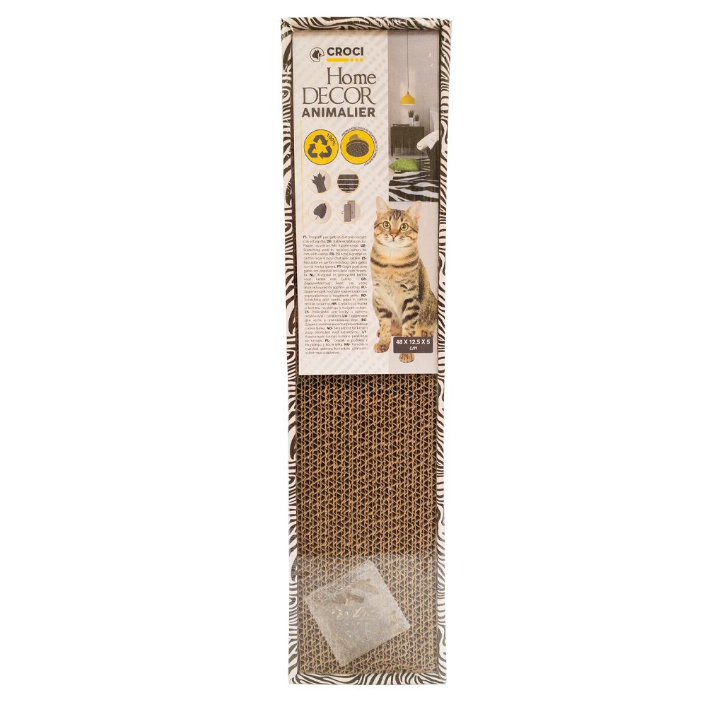 croci-homedecor-animalier-griffoir-chat-carton-l-opard image 3