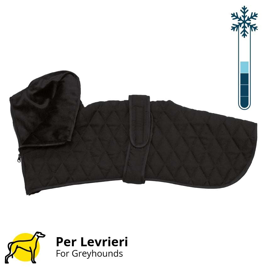croci-greyhound-manteau-l-vrier-gris-60-cm-hiver image 4