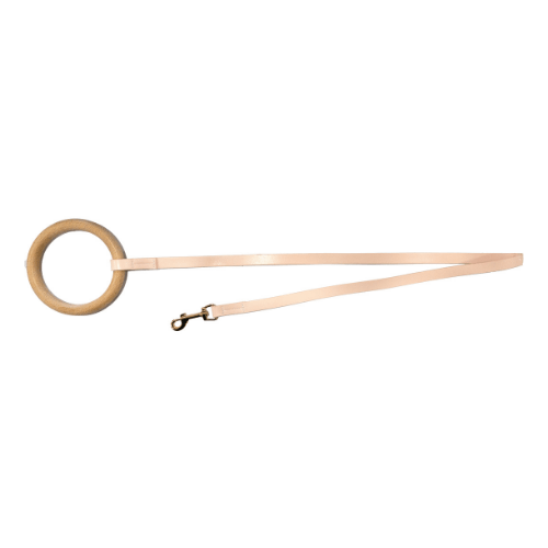croci-round-chic-laisse-chien-cuir-v-gan-beige image 3
