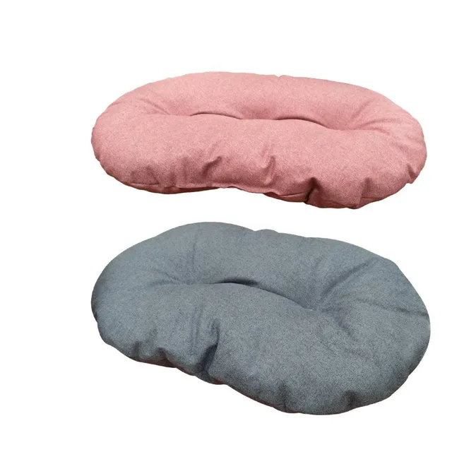 croci-hydro-coussin-chien-ovale-gris-69x45-cm image 1