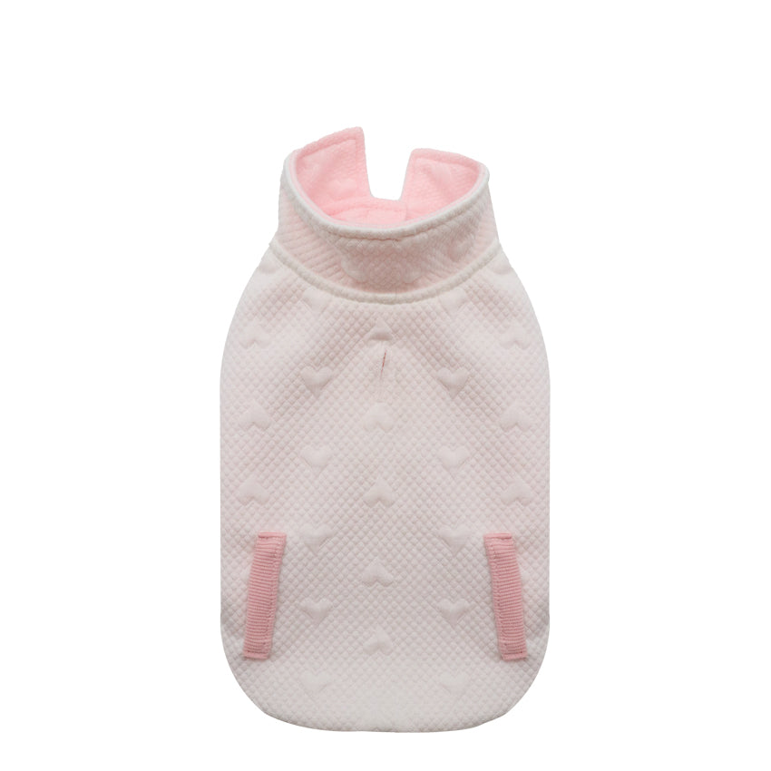 croci-lollipop-sweat-chien-rose-20-cm-teddy-coeurs-charme-bijou image 2