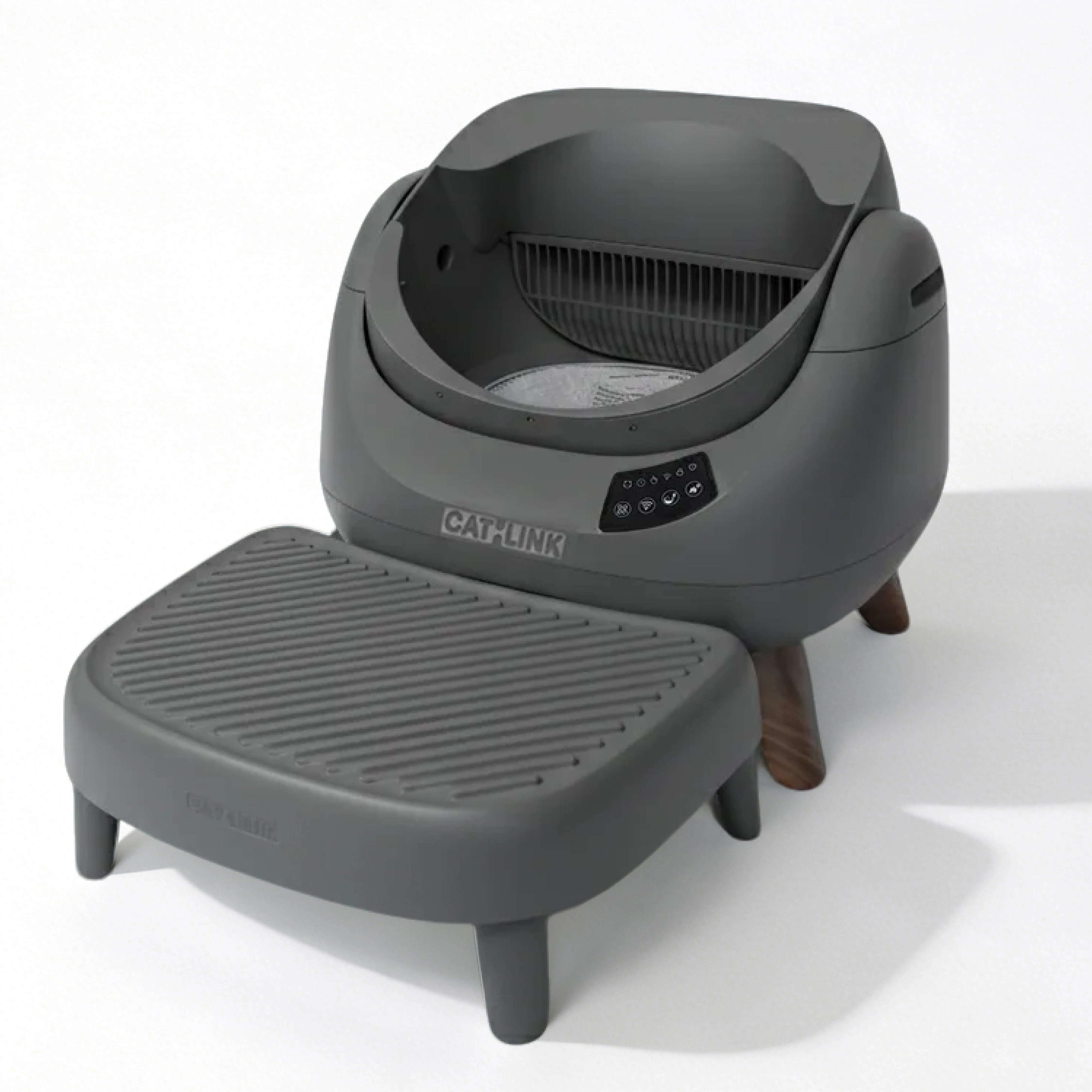 catlink-rampe-scooper-open-x-robot-pro-gris-fonc-acc-s-chat image 2
