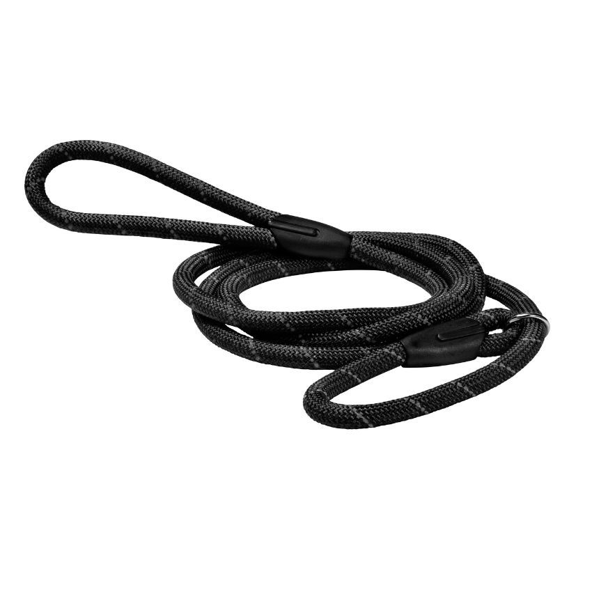 croci-bobby-walk-laisse-collier-chien-nylon-noir-192-cm image 2