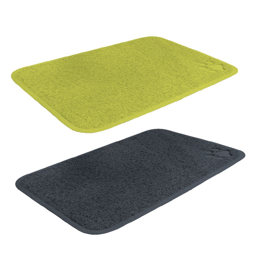 croci-cat-litter-boxes-tapis-liti-re-chat-pvc-assorti image 1