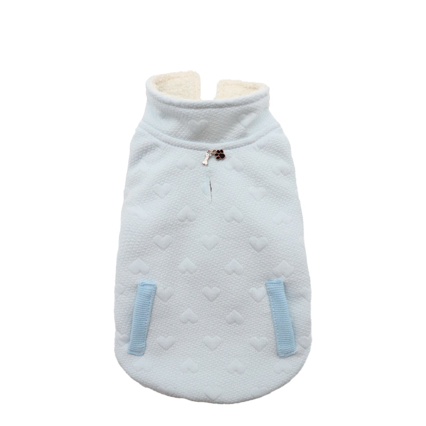 croci-lollipop-sweat-chien-rose-20-cm-teddy-coeurs-charme-bijou image 3